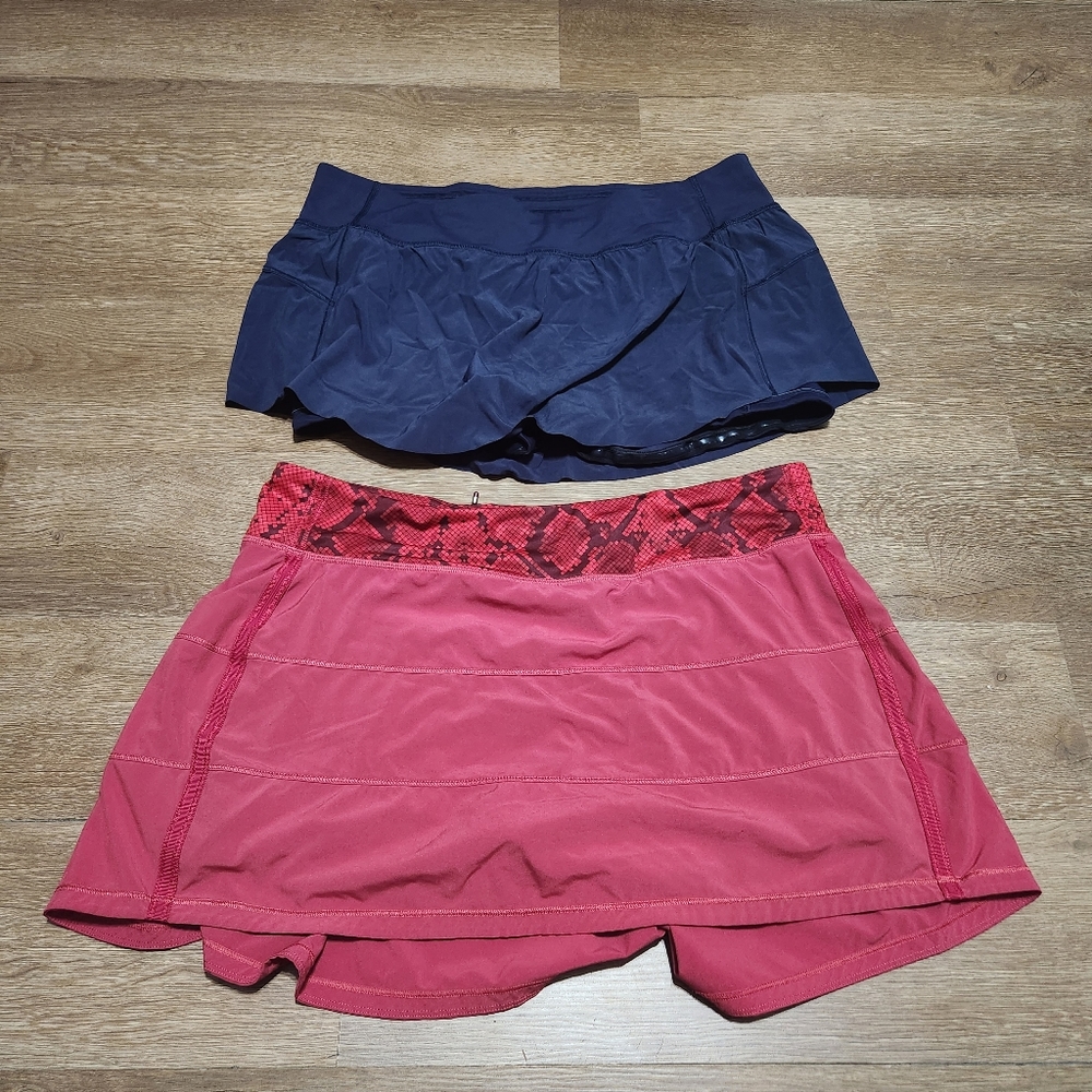 2 lululemon women's skirt size 12